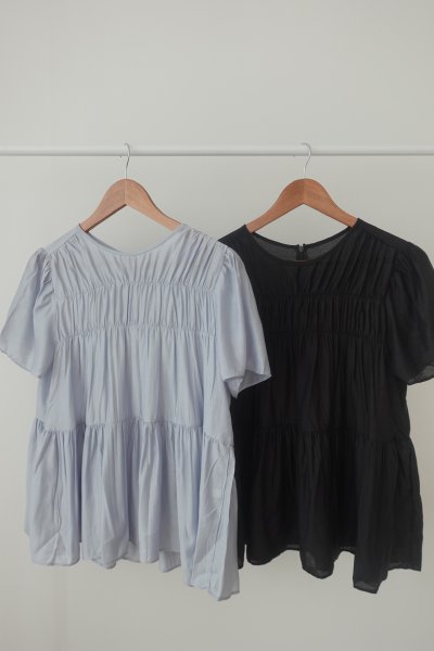 清涼抓皺blouse