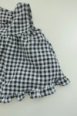 鬆餅格紋blouse