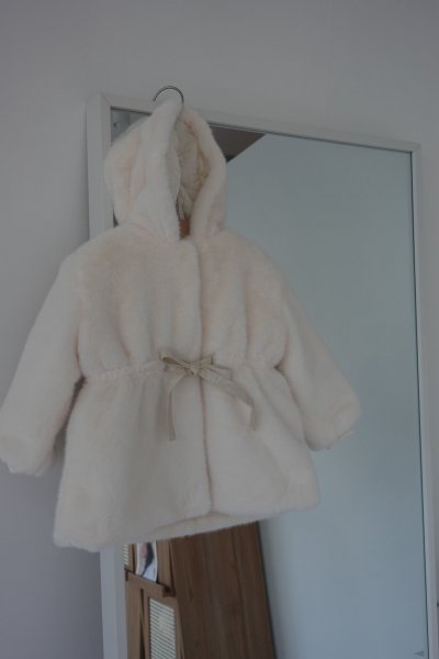 雪白天使毛毛外套