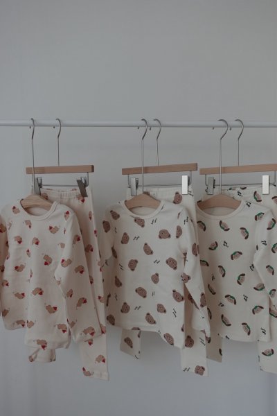 〔限量特價〕純棉小熊室內服