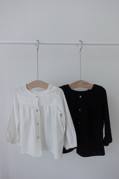 兩穿鈕扣blouse