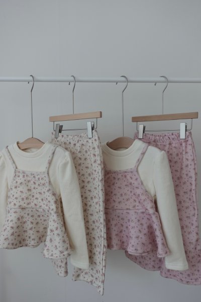 假兩件碎花套裝(冬季版)